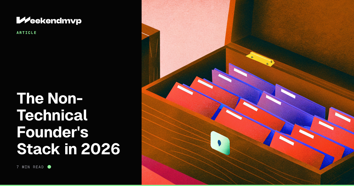 Open toolbox on a dark desk with small labeled index cards arranged beside it, single mint side-light catching the nearest card, deep shadow surrounding
