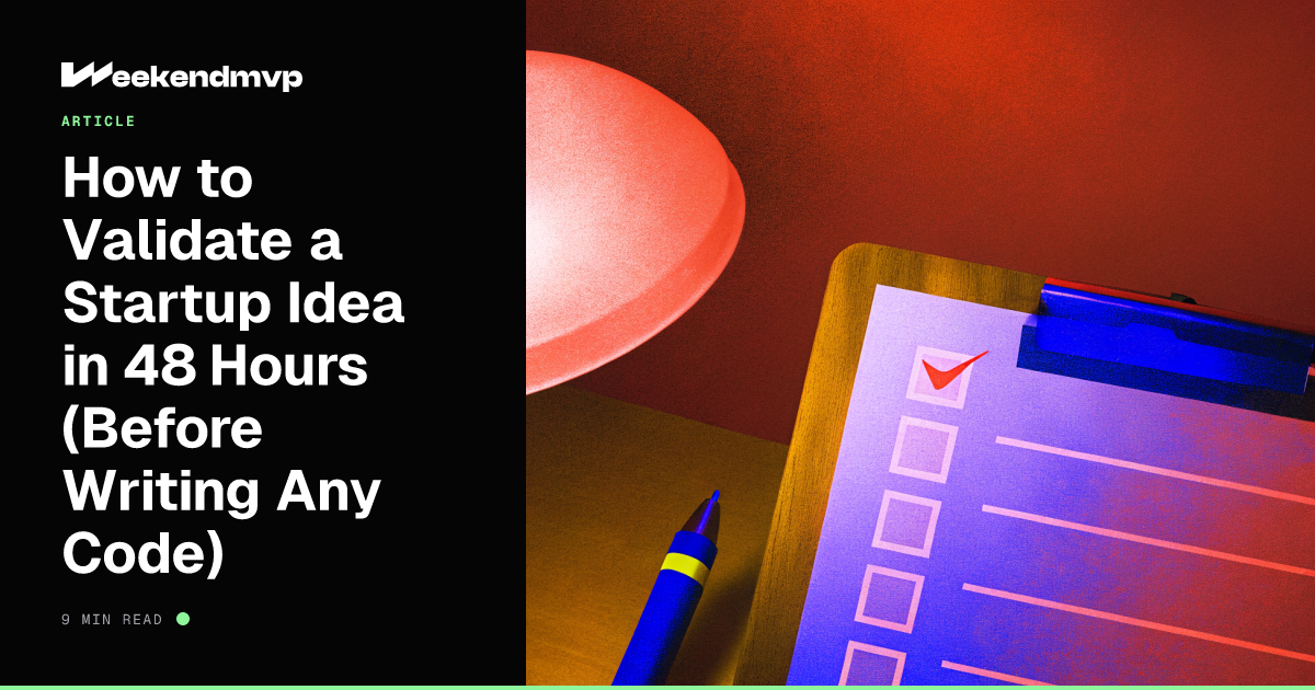 clipboard on a dark desk with a checklist visible, the topmost item ticked in mint marker